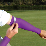 no slip gripper for golf arm compression